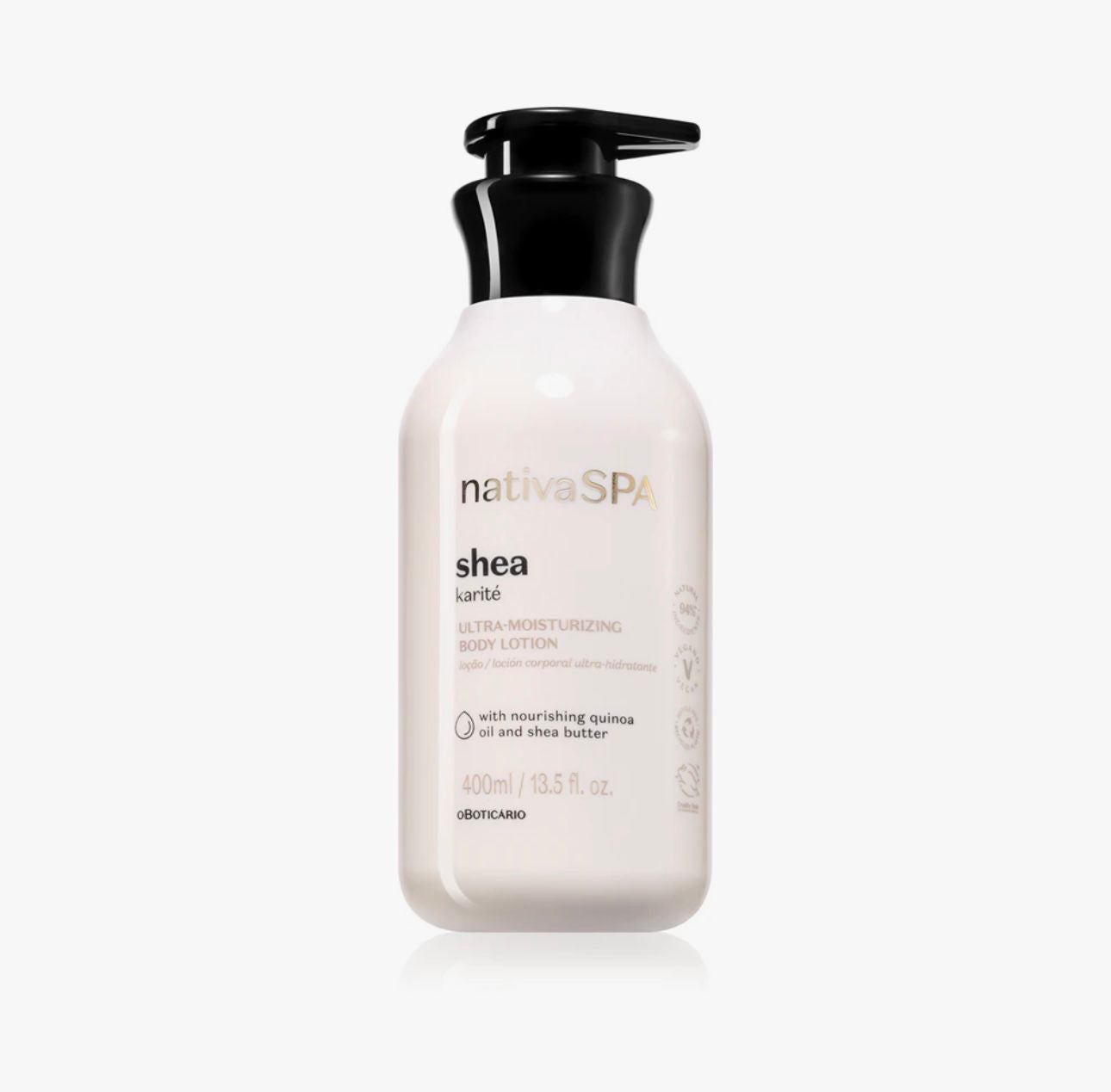 Crème karité hydratante pour le corps 400ml nativa spa by: Oboticario