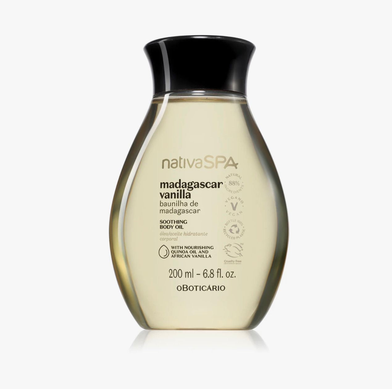 Huile vanille 200ml nativa spa by:Oboticario
