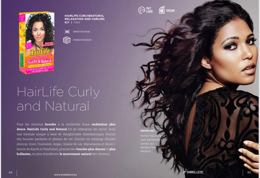 Hairlife Curly and Natural relaxation and curling